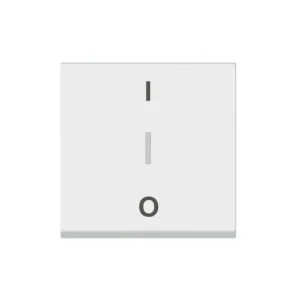 Διακόπτης Απλός Διπολικός Χωνευτός  Λευκό