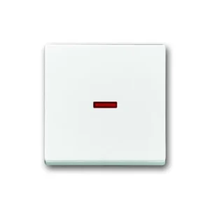 Πλακίδιο Απλού Διακόπτη Αλέ-Ρετούρ Λυχνίας Λευκό