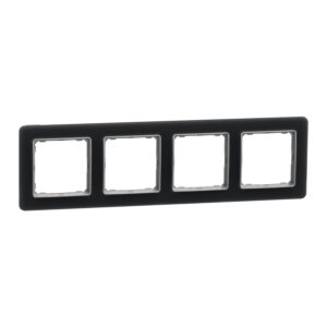 Sedna Design & Elements, πλαίσιο 4 θέσεων, glass smoke