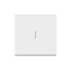 Μεσαίος Διακόπτης Αλέ Ρετούρ Χωνευτός Λευκό