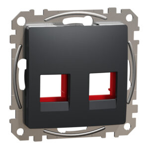 Sedna Design & Elements, κάλυμμα KRONE cat5e 6 UTP, ανθρακί