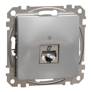 Sedna Design & Elements, RJ45 πρίζα CAT6 STP Αλουμίνιο