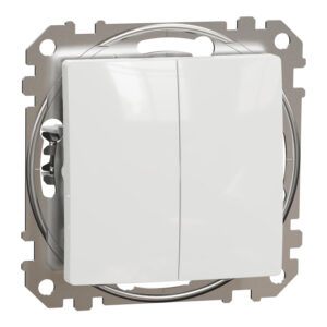 Sedna Design & Elements, διπλό μπουτόν 10A, Λευκό