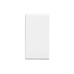 Μπουτόν Απλό 1 Στοιχείο Χωνευτό Λευκό