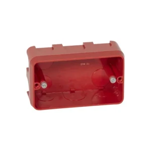 Κουτί 3 Στοιχείων Επίτοιχο Κόκκινο