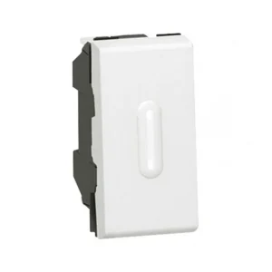 Μπουτόν Φωτεινό 1 Στοιχείο Χωνευτό Λευκό