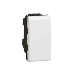 Μπουτόν Απλό 1 Στοιχείο Χωνευτό Λευκό