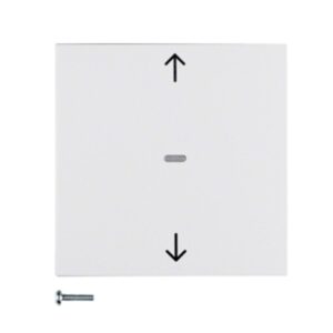 Berker S.1/B.3/B.7 Πλακίδιο Ρολών Λευκό