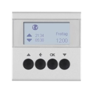 Berker S.1/B.3/B.7 Πλακίδιο Χρονοδιακόπτη Ρολών Αλουμίνιο Ματ