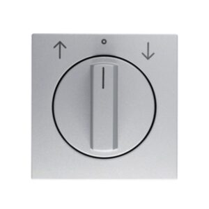 Berker S.1/B.3/B.7 Πλακίδιο Περιστροφικού Διακόπτη Ρολών Αλουμίνιο