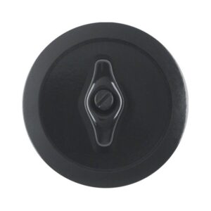 Berker 1930 Πλακίδιο Διακόπτη ή Μπουτον Περιστρεφόμενο Black Brown