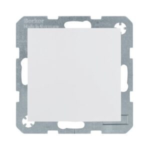 Berker S.1 Πρίζα Σουκο με Καπάκι Pure White