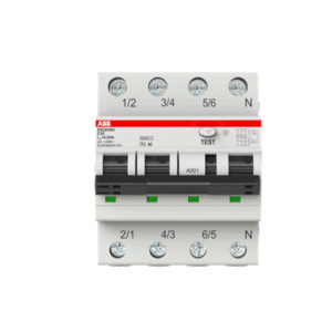 Ασφαλειοδιακόπτης Διαρροής DS203N 4P C16A