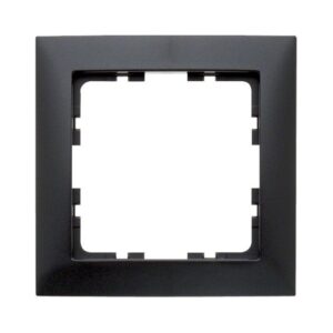 Berker S.1 Πλαίσιο 1 Θέσης Black Gray