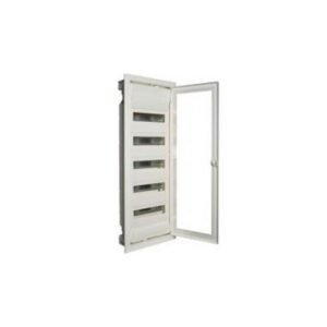 Πίνακας Χωνευτός Πλαστικός 5x12 Διάφανη Πόρτα Volta