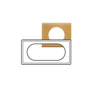 Πλαίσιο 4-5 Στοιχείων Χρυσό Mat