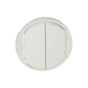 Πλακίδιο Διπλού Διακόπτη White