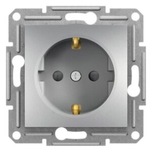 Asfora Πρίζα Σούκο Ασφαλείας Αλουμίνιο