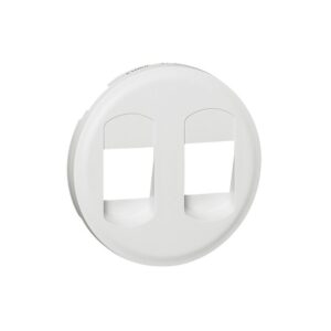 Πλακίδιο Πρίζας Ηχείων Διπλή White