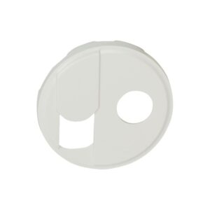 Πλακίδιο Πρίζας Τηλεφώνου + TV White