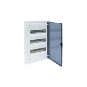 Πίνακας Χωνευτός Πλαστικός 3x12 Διάφανη Πόρτα