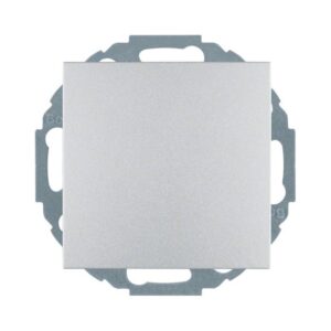 Berker S.1 Πρίζα Σούκο με Καπάκι Aluminium Optics