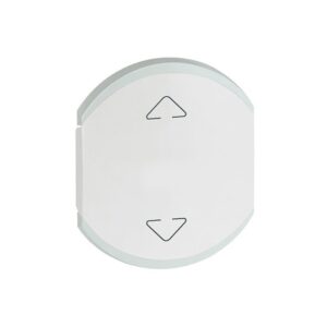 SCS Πλακίδιο Διακόπτη 2 Στοιχείων White