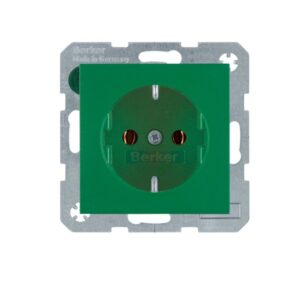Berker S.1 Πρίζα Σούκο Πράσινη