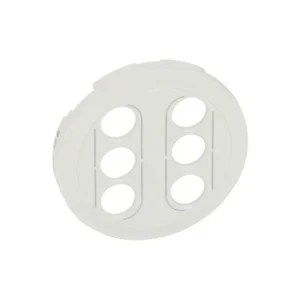 Πλακίδιο Πρίζας Audio/Video 2X3 Στοιχείων White