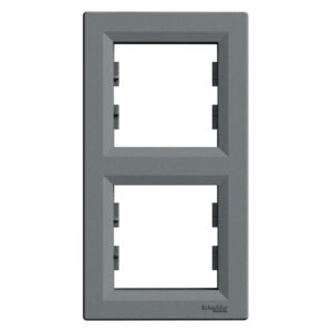 Asfora Πλαίσιο 2 Θέσεων Κάθετο Ατσάλι