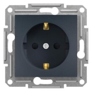 Asfora Πρίζα Σούκο Ασφαλείας Ανθρακί