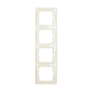 Berker S.1 Πλαίσιο 4 Θέσεων Oyster White