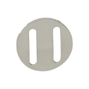 Πλακίδιο Αθόρυβου Διακόπτη Διπλού Titanium