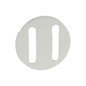 Πλακίδιο Διακόπτη Διπλού White