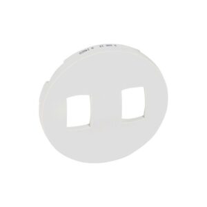 Πλακίδιο Διακόπτη Διπλού White