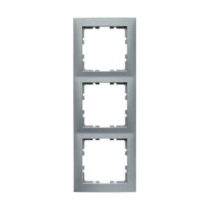 Berker S.1 Πλαίσιο 3 Θέσεων White Aluminium