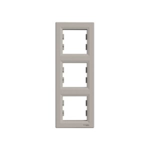 Asfora Πλαίσιο 3 Θέσεων Κάθετο Bronze