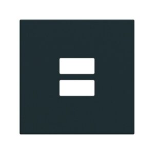 Gallery Πλακίδιο Πρίζας 2xUSB Μαύρο