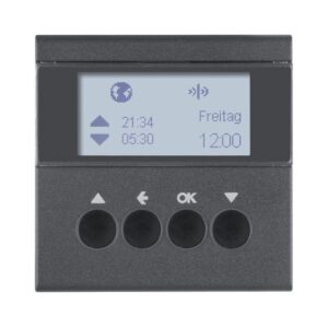 Berker S.1/B.x Ασύρματο Πλακίδιο Χρονοδιακόπτη Ρολών Ανθρακί