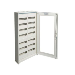 Ερμάριο Εξωτερικό Μεταλλικό 2 Στοιχείων 7x24m Διαφανής Πόρτα