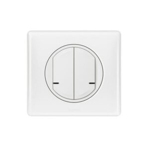 Συνδεδεμένος Διακόπτης Διπλός με Ουδέτερο Λευκό