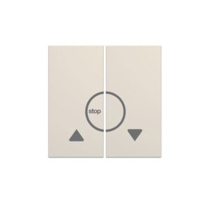 Gallery Πλακίδιο Διακόπτη Ρολών 2 Στοιχείων Dune