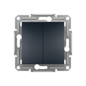 Asfora Μπουτόν Διπλό Ανθρακί