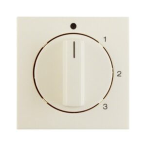 Berker S.1 Πλακίδιο Διακόπτη Εξαερισμού 4 Θέσεων Μπεζ