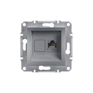 Asfora Πρίζα Πληροφορικής RJ45 CAT6 U-UTP Ατσάλι