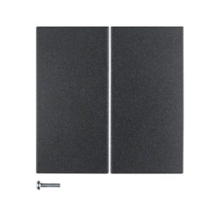 Berker S.1/B.3/B.7 Πλακίδιο Διακόπτη-Ρυθμιστής Φωτισμού 2 Εντολών Ανθρακί