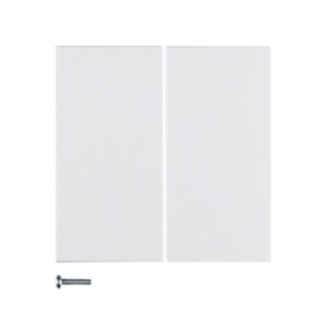 Berker S.1/B.3/B.7 Πλακίδιο Διακόπτη-Ρυθμιστής Φωτισμού 2 Εντολών Λευκό Ματ