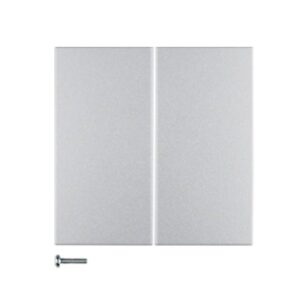 Berker S.1/B.3/B.7 Ασύρματο Πλακίδιο Διακόπτη-Dimmer 2 Πλήκτρων Αλουμίνιο