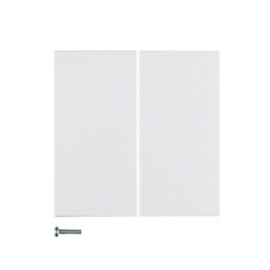 Berker S.1/B.3/B.7 Ασύρματο Πλακίδιο Διακόπτη-Dimmer 2 Πλήκτρων Λευκό