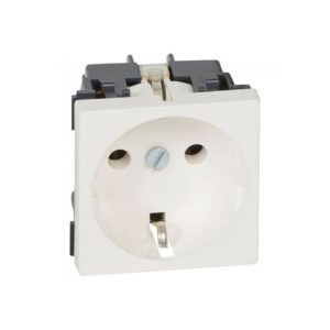 Mosaic Πρίζα Σούκο 2Π+Γ Λευκό